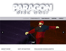 Tablet Screenshot of paragondiscgolf.com